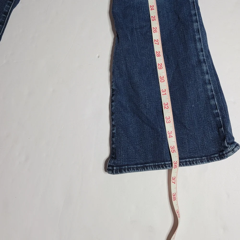 Rock & Republic Bootcut Jeans Rhinestone Wing Pockets Size 32